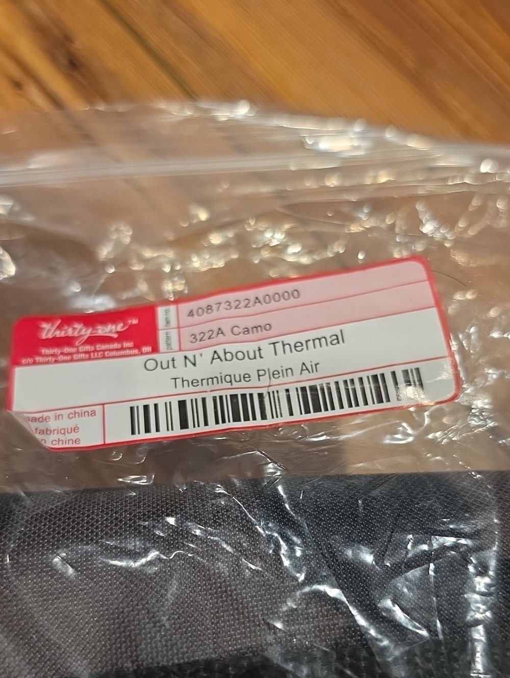 thirty-one Out N' About Thermal Bag in Charcoal Camo
